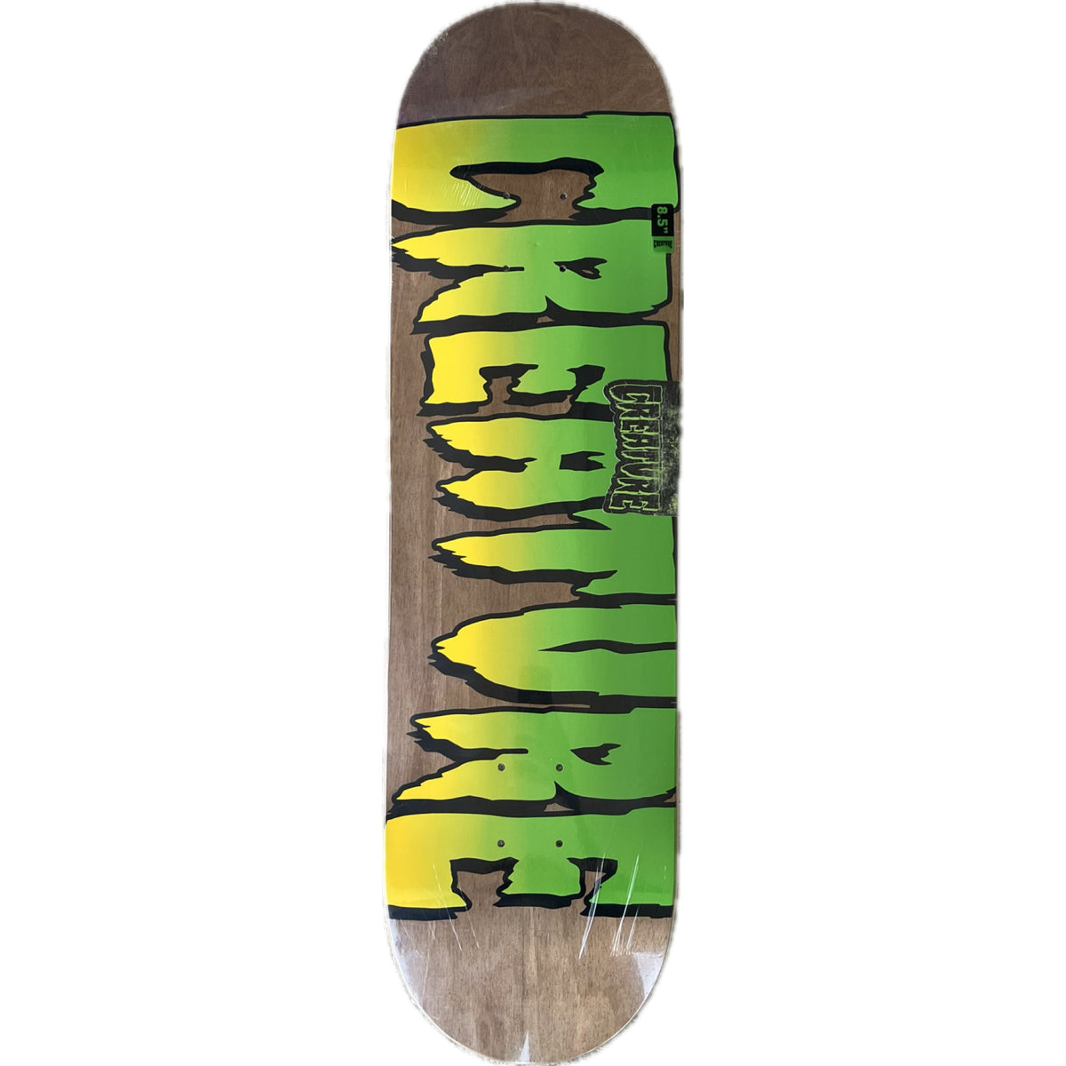 Creature Logo Stumps Skateboard Deck 8.51" brown veneer