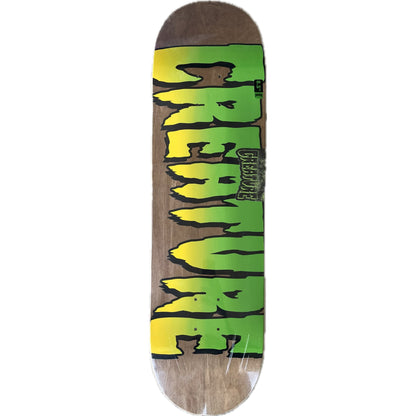 Creature Logo Stumps Skateboard Deck 8.51" brown veneer