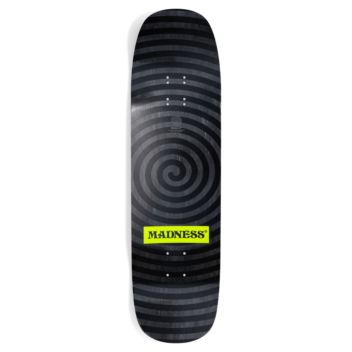 Madness R7 Long Haul Skateboard Deck 8.75" top