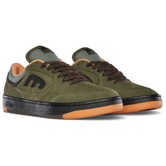 Etnies Loot Expedition Skate Shoe - Green/Orange profile
