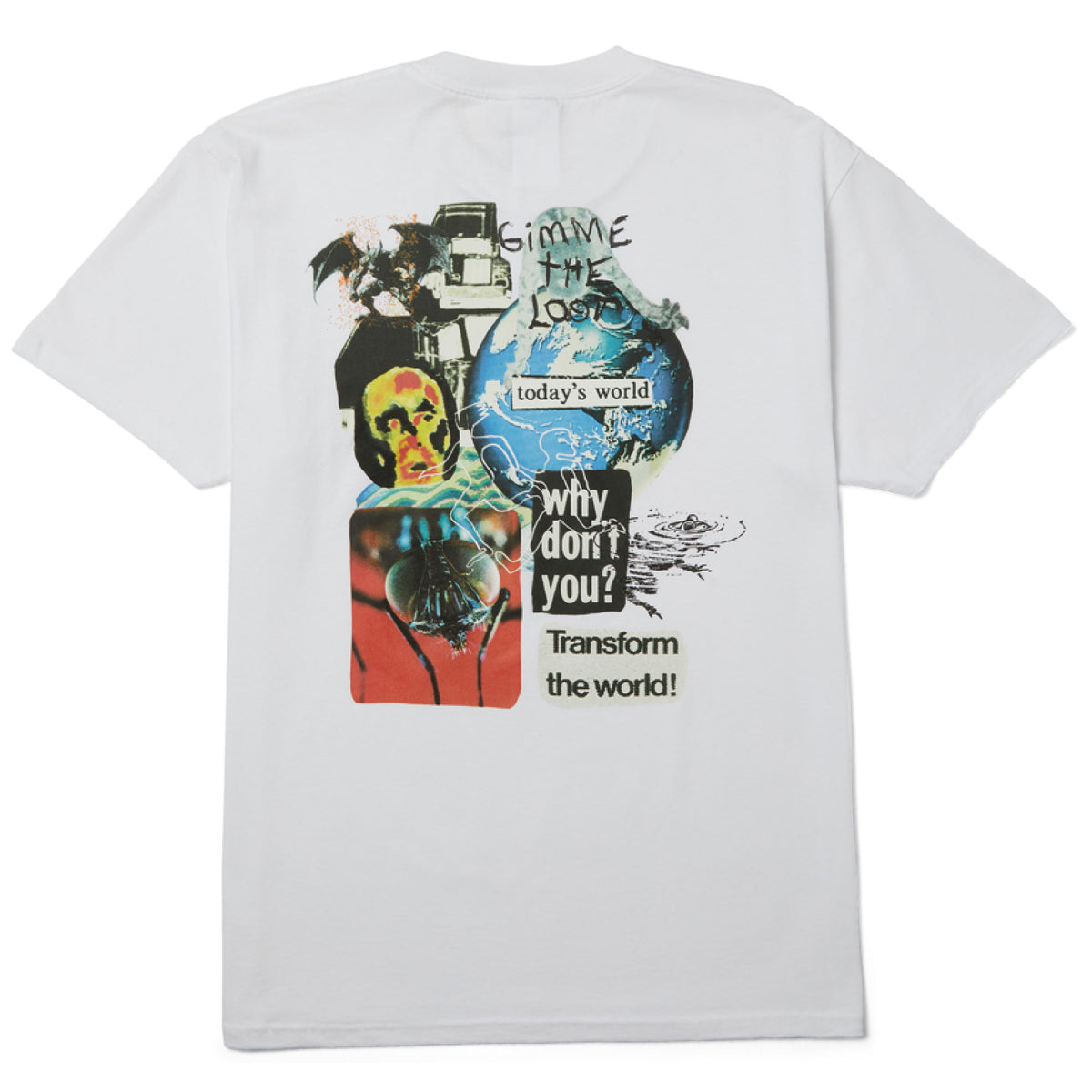 HUF Gimme the Loot Tee - White back