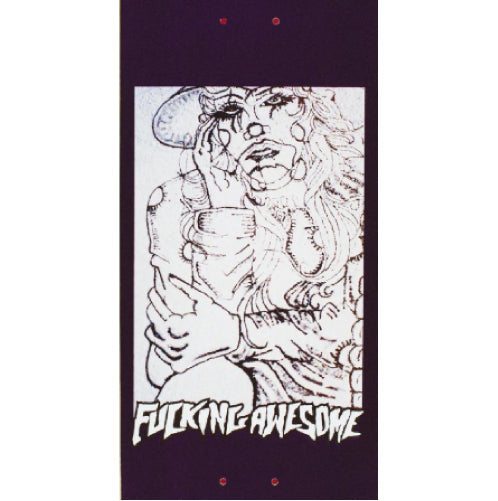 Fucking Awesome Lopez Mural Twin Tail Skateboard Deck 8.38" graphic