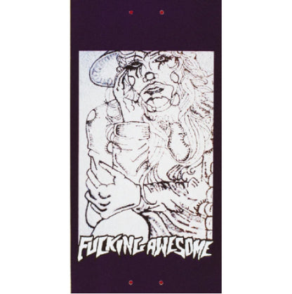Fucking Awesome Lopez Mural Twin Tail Skateboard Deck 8.38" graphic