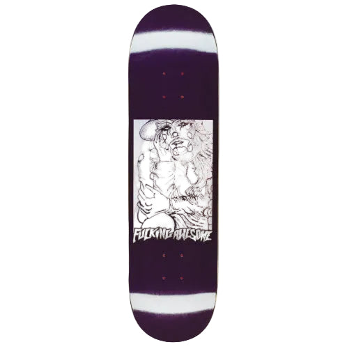 Fucking Awesome Lopez Mural Twin Tail Skateboard Deck 8.38"