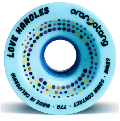 Orangatang Love Handles Wheels Blue 65MM 77A
