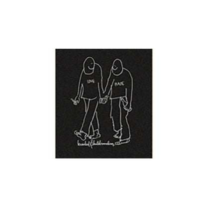 Krooked Love Hate Griptape 9" graphic