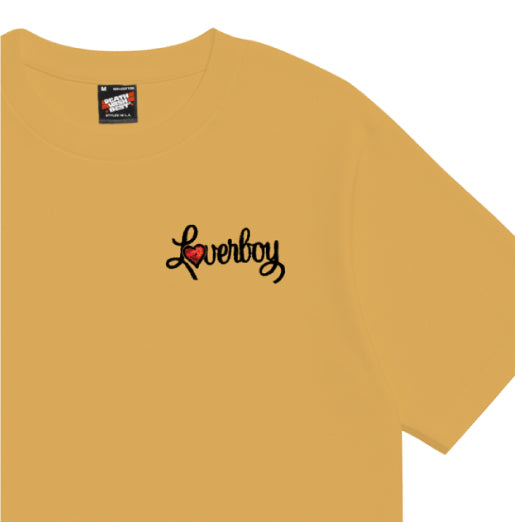 Deathwish Loverboy Tee - Gold front graphic