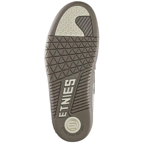 Etnies Lowcut Skate Shoe - White/Black/Gum bottom
