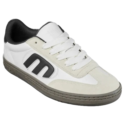 Etnies Lowcut Skate Shoe - White/Black/Gum profile