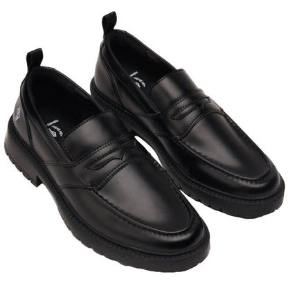 Hours is Yours Cohiba Dollin Lug Loafer - Premium Black Leather profile