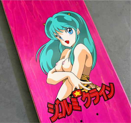 Hook-Ups Jeremy Klein Lum Chan at the Beach Skateboard Deck 8.5" top close