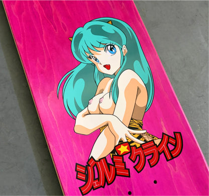 Hook-Ups Jeremy Klein Lum Chan at the Beach Skateboard Deck 8.5" top close