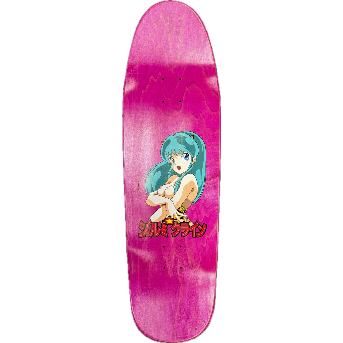 Hook-Ups Jeremy Klein Lum Chan at the Beach Shaped Skateboard Deck 9.5" top