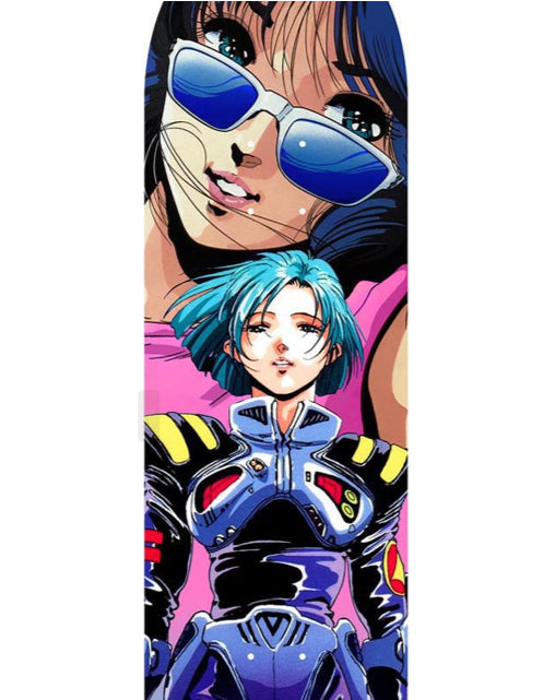 Hook-Ups Jeremy Klein Macross Skateboard Deck 8.5" close