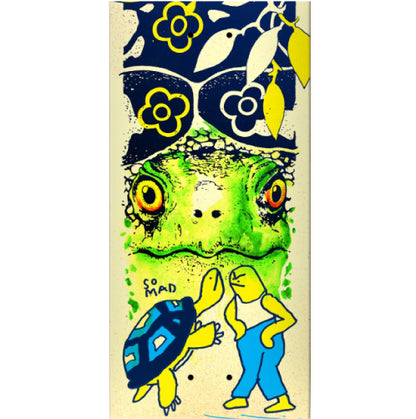 Krooked True Fit Cernicky Mad Turtle Skateboard Deck 8.5" graphic