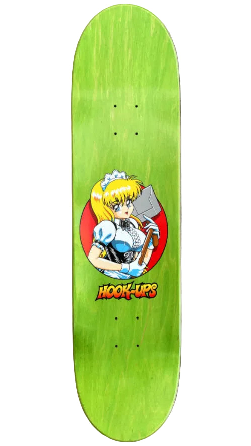 Hook-Ups Maid Ginger Skateboard Deck 8.5" top full