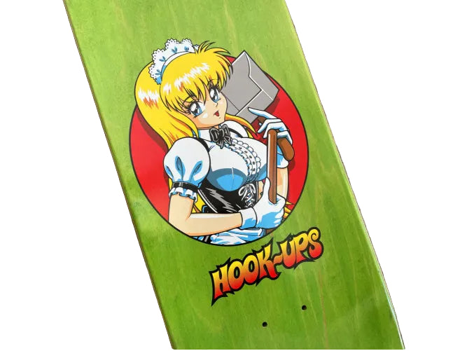 Hook-Ups Maid Ginger Skateboard Deck 8.5" top close