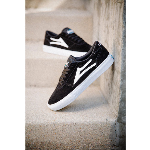 Lakai Manchester Skate Shoe - Black Suede