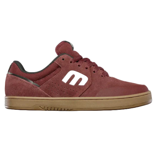 Etnies Marana Michelin Skate Shoe - Maroon/Black/White side