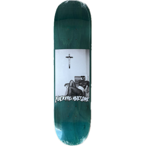 Fucking Awesome Mary 2026 Skateboard Deck 8.0" teal veneer