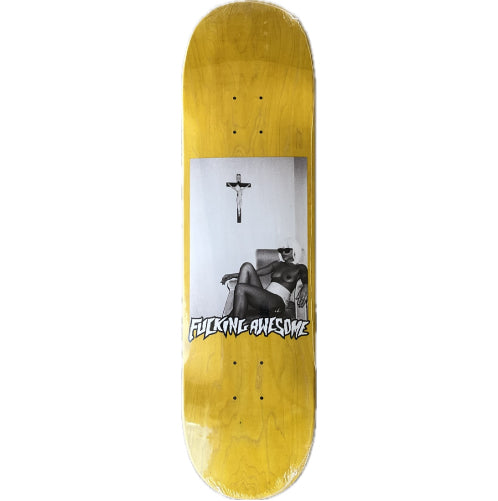 Fucking Awesome Mary 2026 Skateboard Deck 8.25" yellow veneer