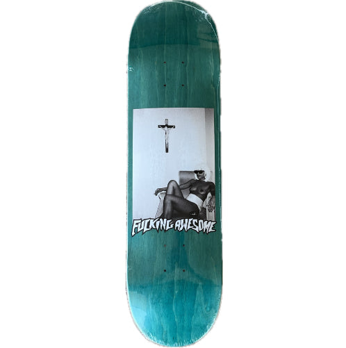 Fucking Awesome Mary 2026 Skateboard Deck 8.38" teal veneer