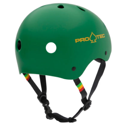 Pro-Tec Classic Skateboarding Helmet - Matte Rasta Green