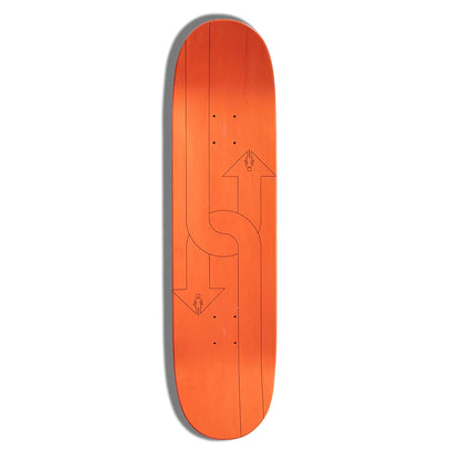 Girl McCrank Dual Directional Skateboard Deck 8.5" top