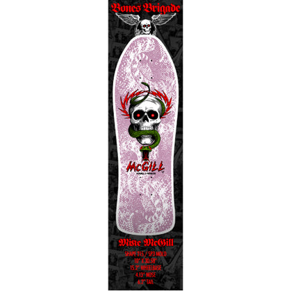 *LIMITED* Powell Peralta Bones Brigade Series 15 MIKE MCGILL White Deck 10"