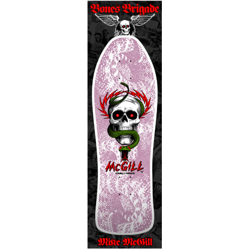 *LIMITED* Powell Peralta Bones Brigade Series 15 MIKE MCGILL White Deck 10"