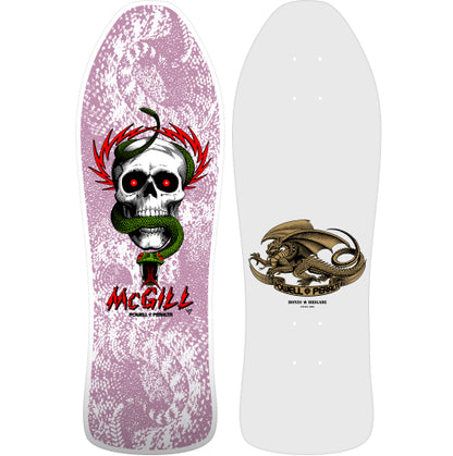 *LIMITED* Powell Peralta Bones Brigade Series 15 MIKE MCGILL White Deck 10"