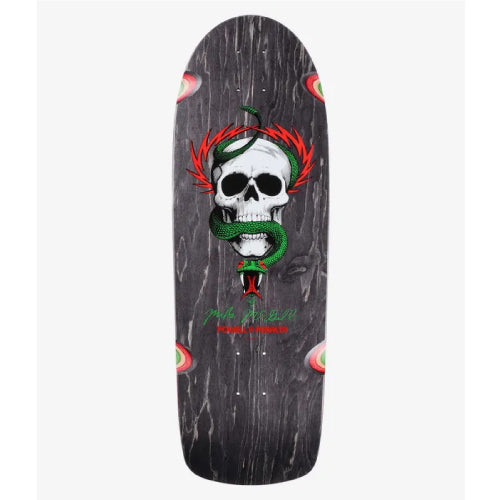 Powell Peralta Mike McGill Skull & Snake Gray Stain Skateboard Deck 10"