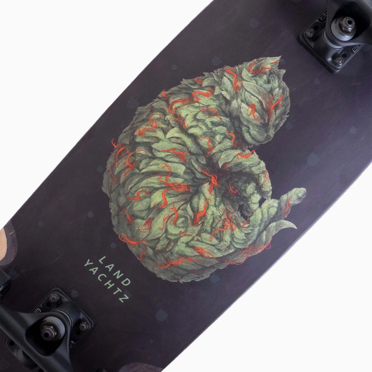 Landyachtz Raft Meowijuana Cruiser Complete 32.5" graphic