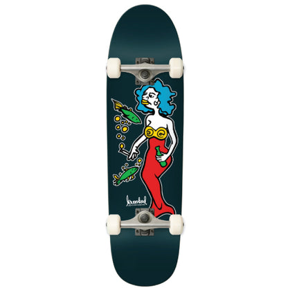 Krooked Mermaid Shaped Complete Skateboard 8.88"