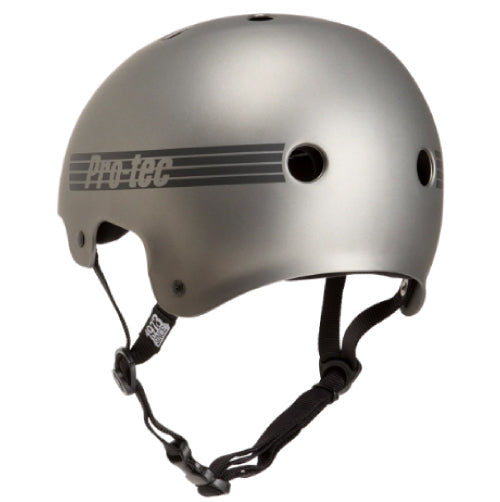 Pro-Tec Old School Skateboarding Helmet - Matte Metallic Gunmetal