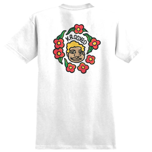 Krooked Mark Gonzales Tee - White back