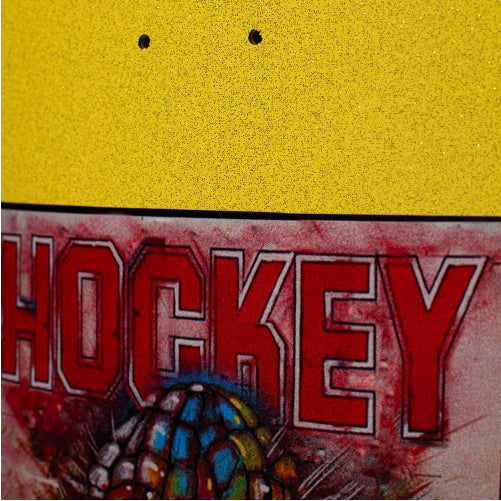 Hockey Kadow War on Mice Skateboard Deck 8.25" close 2