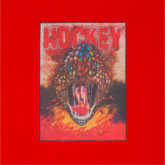 Hockey Ware on Mice Tee - Red close graphic