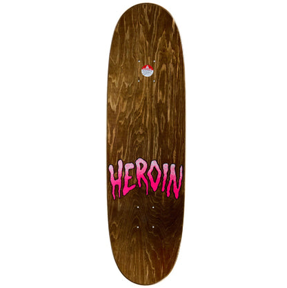 Heroin Mini Egg Skateboard Deck Gold 8.38"