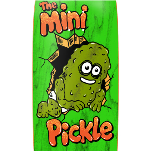 Heroin Mini Pickle Skateboard Deck 9.5" graphic