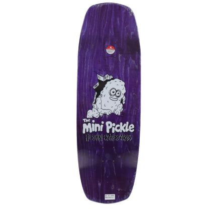 Heroin Mini Pickle Skateboard Deck 9.5" top