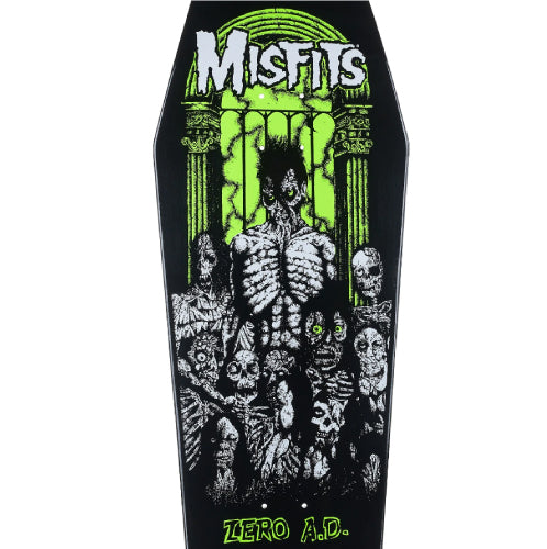 Zero X Misfits Earth A.D. Coffin Skateboard Deck 10.5"