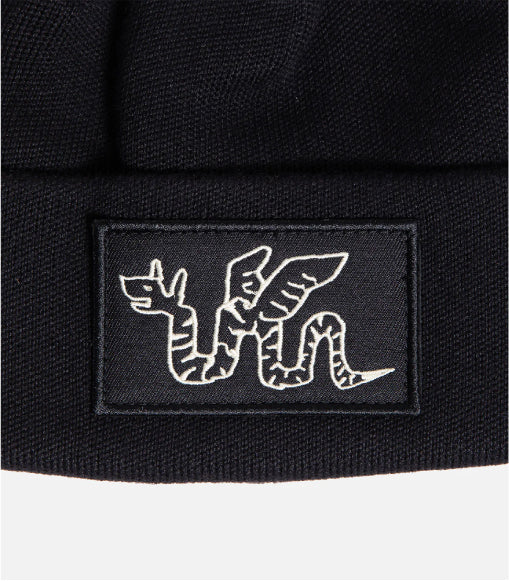 Krooked Monster Cuff Beanie - Black