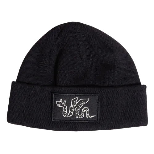 Krooked Monster Cuff Beanie - Black