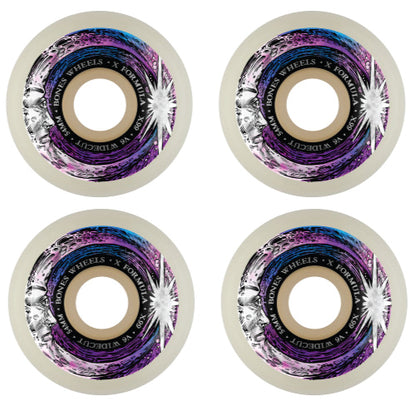 Bones X-Formula V6 Wide-cut Moon Beam Skateboard Wheels 54MM 99A