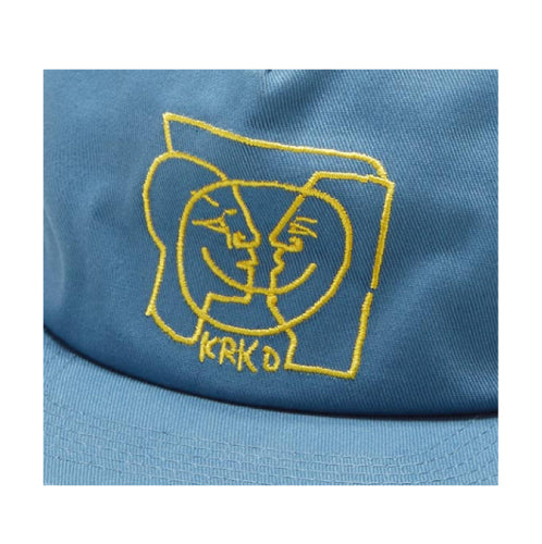 Krooked Moonsmile Snapback Hat - Blue