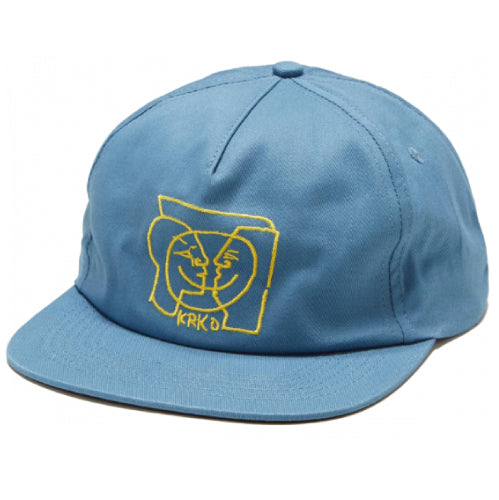Krooked Moonsmile Snapback Hat - Blue