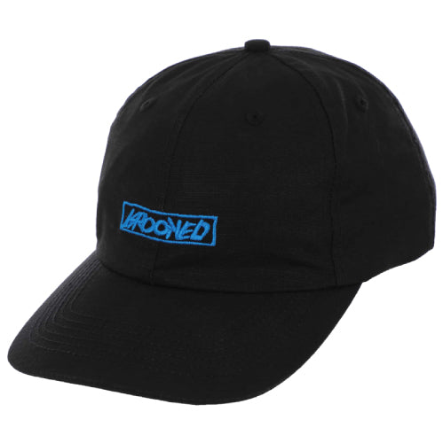 Krooked Moonsmile Script Strapback Hat - Black/Blue