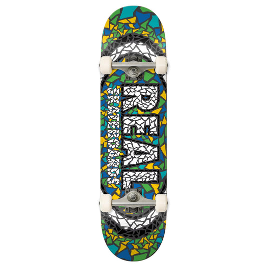 Real Mosaic Oval Complete Skateboard Melange 7.5"