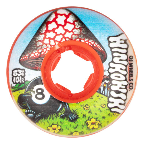 OJ Erick Winkowski Mushroom Elite EZ EDGE Skateboard Wheels Orange Swirl 53MM 101A